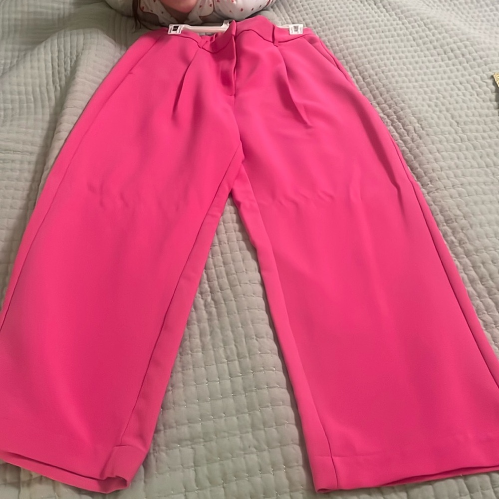 Pink dressy pants